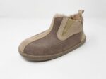 Columbia Taupe Sheepskin slippers 100% made of real Sheepskin and Leather - Image 3
