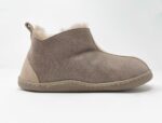 Columbia Taupe Sheepskin slippers 100% made of real Sheepskin and Leather - Image 5