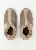 Columbia Taupe Sheepskin slippers 100% made of real Sheepskin and Leather - Image 7