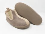 Columbia Taupe Sheepskin slippers 100% made of real Sheepskin and Leather - Image 8