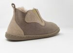 Columbia Taupe Sheepskin slippers 100% made of real Sheepskin and Leather - Image 2