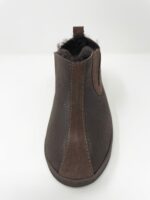 Columbia Brown Sheepskin slippers 100% made of real Sheepskin and Leather - Image 7
