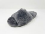 Anoa Grey Sheepskin Sliders 100% made of real Sheepskin - Image 5