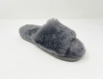 Anoa Grey Sheepskin Sliders 100% made of real Sheepskin - Image 6