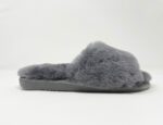 Anoa Grey Sheepskin Sliders 100% made of real Sheepskin - Image 4