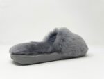 Anoa Grey Sheepskin Sliders 100% made of real Sheepskin - Image 7