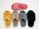 Anoa Pink Sheepskin Sliders 100% made of real Sheepskin - Image 7