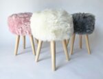 Sheepskin Stools in variations of colours - Image 3
