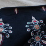 Merino Woollen blanket with pattern