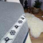 Plain Merino Woollen blanket