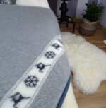 Plain Merino Woollen blanket