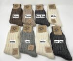 2 pair bundle of Natural Alpaca Wool with Sheep Wool socks/Organic Coloured, Alpaca socks, Extra Thick, Trekking socks, Unisex socks, Winter socks - Image 7