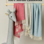 Baby 100% Merino Wool Throw Blanket, Baby Collection - Bronte by Moon