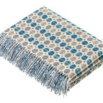 100% Eucalyptus Merino Wool Throw Blanket, Milan Collection - Bronte by Moon