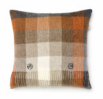 Saffron 100% Merino Wool Cushion with Feather filling, Harlequin Collection - Bronte by Moon