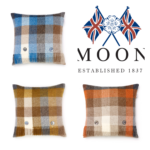 Saffron 100% Merino Wool Cushion with Feather filling, Harlequin Collection - Bronte by Moon - Image 2