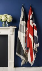 Union Jack 100% Merino Wool Throw, Blanket - Bronte by Moon - Image 2