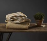 Bibury Natural 100% Pure New Wool Throw Blanket – Made by Bronte by Moon in UK - Image 2