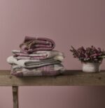 Harlequin Eau De Nil 100% Pure New Wool Throw Blanket – Made by Bronte by Moon in UK - Image 4