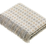 100% Natural Merino Wool Throw Blanket, Milan Collection - Bronte by Moon