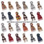100% Merino Lambswool Scarf, Tartan Collection - Made by Bronte by Moon