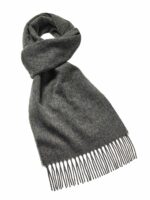 100% Merino Lambswool Scarf, Plain Colour Collection - Made by Bronte by Moon in UK - Image 4