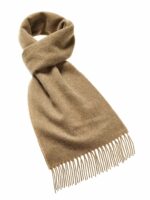 100% Merino Lambswool Scarf, Plain Colour Collection - Made by Bronte by Moon in UK - Image 5