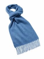 100% Merino Lambswool Scarf, Plain Colour Collection - Made by Bronte by Moon in UK - Image 6
