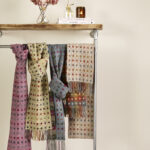 100% Multicolour Merino Wool Scarf, MultiSpot Collection - Bronte by Moon