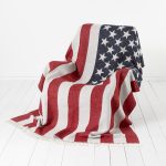 USA National Flag 100% Merino Wool Throw, Blanket - Bronte by Moon - Image 3