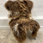 Natural Brown Icelandic Sheepskin rug fur 100% Natural, Long Fur, NATURAL BROWN COLOUR – NOT DYED