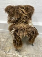 Natural Brown Icelandic Sheepskin rug fur 100% Natural, Long Fur, NATURAL BROWN COLOUR – NOT DYED - Image 3