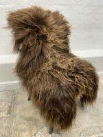 Natural Brown Icelandic Sheepskin rug fur 100% Natural, Long Fur, NATURAL BROWN COLOUR – NOT DYED