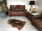Red Fox Tip Sheepskin rug 100% Natural Wool Made of New Zealand Sheep - Image 2