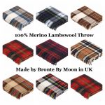 McKeller Scottish Tartan Throw Blanket 100% Merino Lambswool, Made by Bronte by Moon in UK - Tartan collection - Image 3