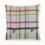 100% Merino Lambswool  Wool Multi Spot Cushion/Pillow double side with Real Feather,Made By Bronte By Moon in UK - Image 5