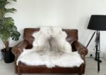 White Scandinavian Reindeer rug leather 100% Real soft and fluffy - Premium Quality - Image 4