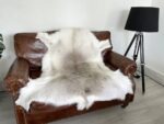 White Scandinavian Reindeer rug leather 100% Real soft and fluffy - Premium Quality - Image 2