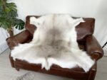 White Scandinavian Reindeer rug leather 100% Real soft and fluffy - Premium Quality - Image 3