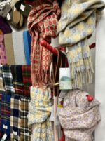 100% Merino Lambswool Scarf, Flowers Editions - Bronte By Moon - Image 2