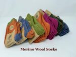 Multicolour Merino Wool Socks, Extra Thick Socks, Trekking Socks, Unisex Socks, Winter Socks - Image 4