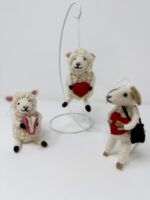 Sheep Mouse - Handmade Handcrafted Wool Felt Decorations – Adorable & Unique! - Image 2