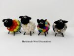 Shaun the Sheep Handmade Handcrafted Wool Felt Decorations – Adorable & Unique! Ornament  Sheep  Needle Felted Sheep