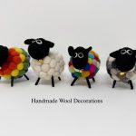Shaun the Sheep Handmade Handcrafted Wool Felt Decorations – Adorable & Unique! Ornament  Sheep  Needle Felted Sheep