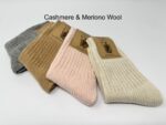 Multicolour Cashmere & Merino Wool Socks, Extra Soft Socks, Unisex Socks, Winter Socks, Bed Socks