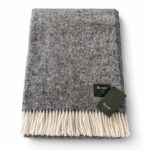 Bronte by Moon Brick Shetland Wool Throw Blanket – Made in England - Image 5