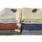 Bronte by Moon Shetland Wool Throw Blanket – Made in England